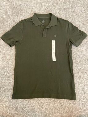NWT Banana Republic Men's Olive Green Polo Shirt 💚🫒